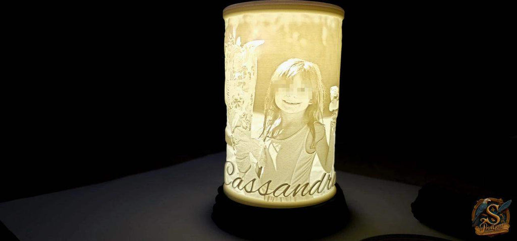 Personalisierte LED Lampe "Samantha" - PrintGeist