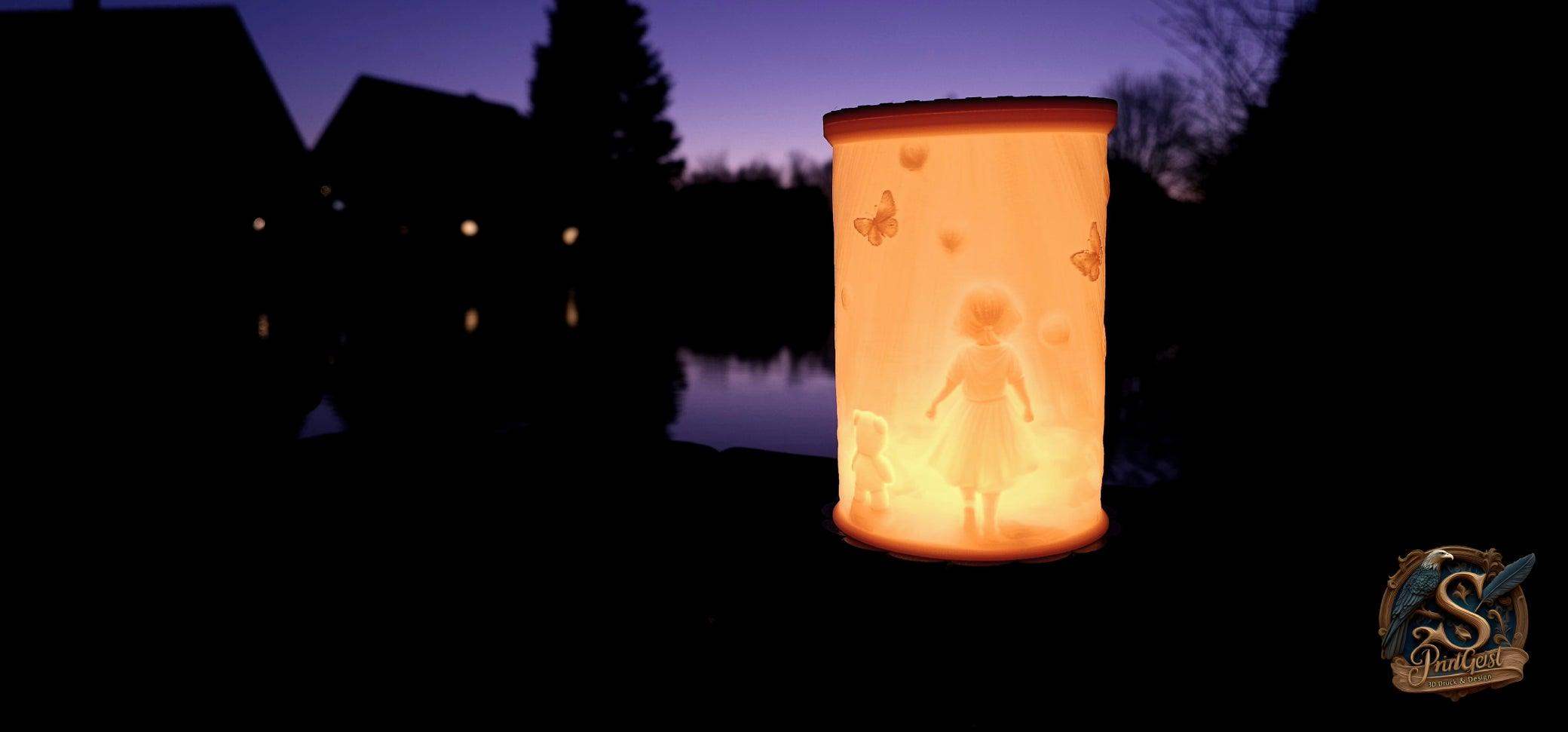 Personalisierte LED Lampe "Samantha" - PrintGeist