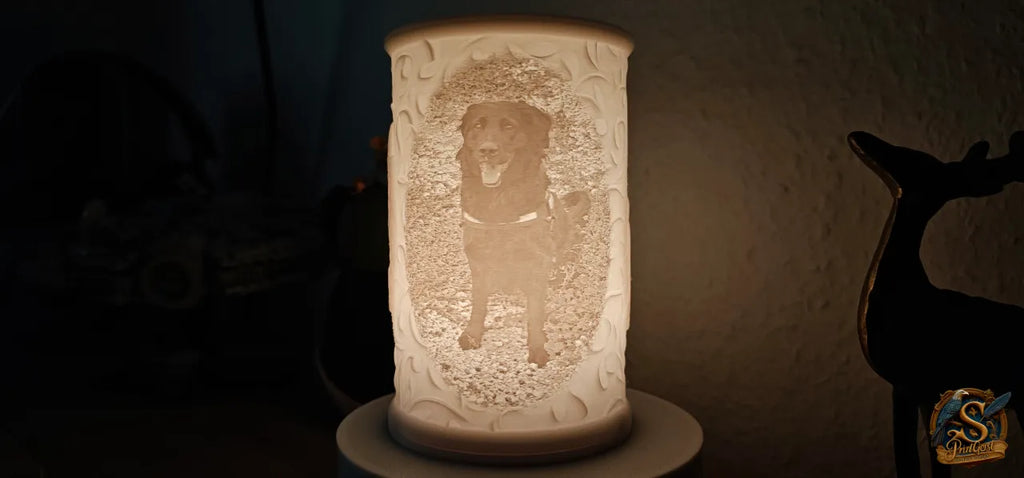 Personalisierte Batterie Lichtbild Lampe "Taiga"