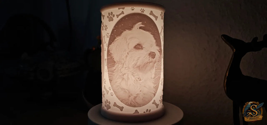 Personalisierte Batterie Lichtbild Lampe "Taiga"