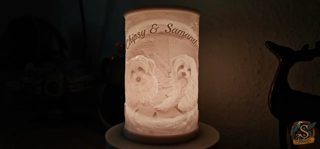 Personalisierte Batterie Lichtbild Lampe "Taiga"