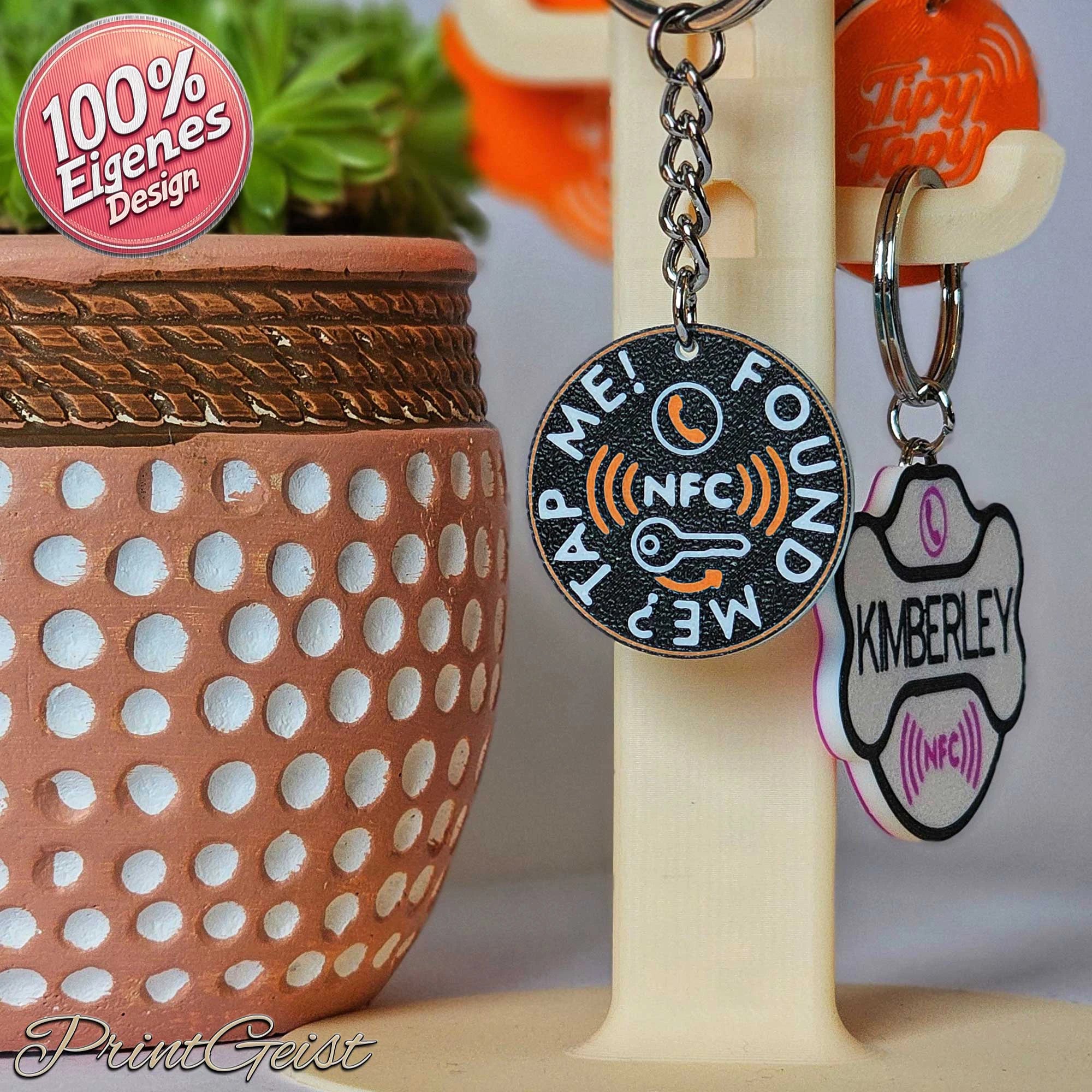 TipyTapyBuddy NFC Fundanhänger – ultrakompakt für Schlüssel, Koffer & persönliche Gegenstände