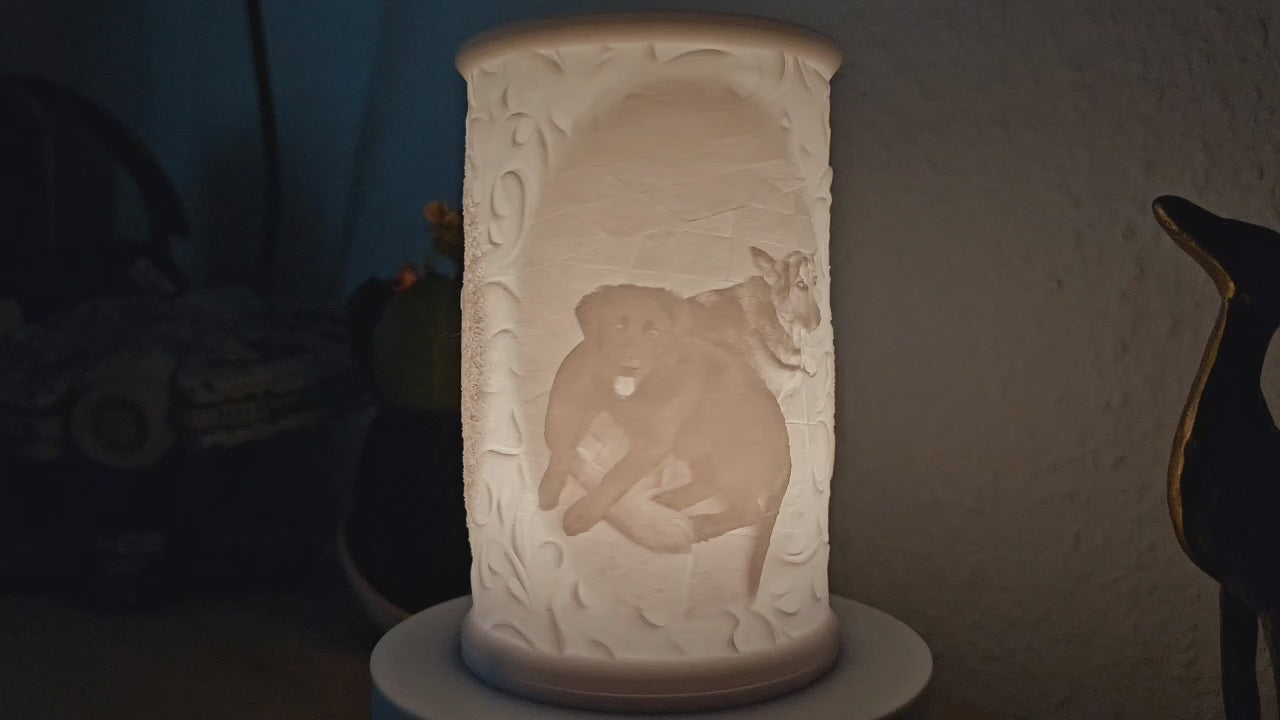 Personalisierte Batterie Lichtbild Lampe "Taiga"